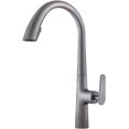 thumbnail image 1 of Kitchen Faucet with Pull Down Sprayer, 360°Rotation Kitchen Sink Kitchen Hot and Cold Water Mixer Tap, Brass Single-Handle Vegetable Basin Faucet,Gray Kitchen Sink Faucets, 1 of 7