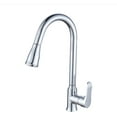 Kitchen Faucet, Single Handle Brass Hot and Cold Dual Control Mixer Tap