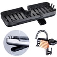 thumbnail image 1 of Kitchen Faucet Sink Rack, Rotatable PVC Organizer Tray with Spout Design, Over-Sink Storage for Soap, Scrubbers, Towels, Household Usage, 1 of 9