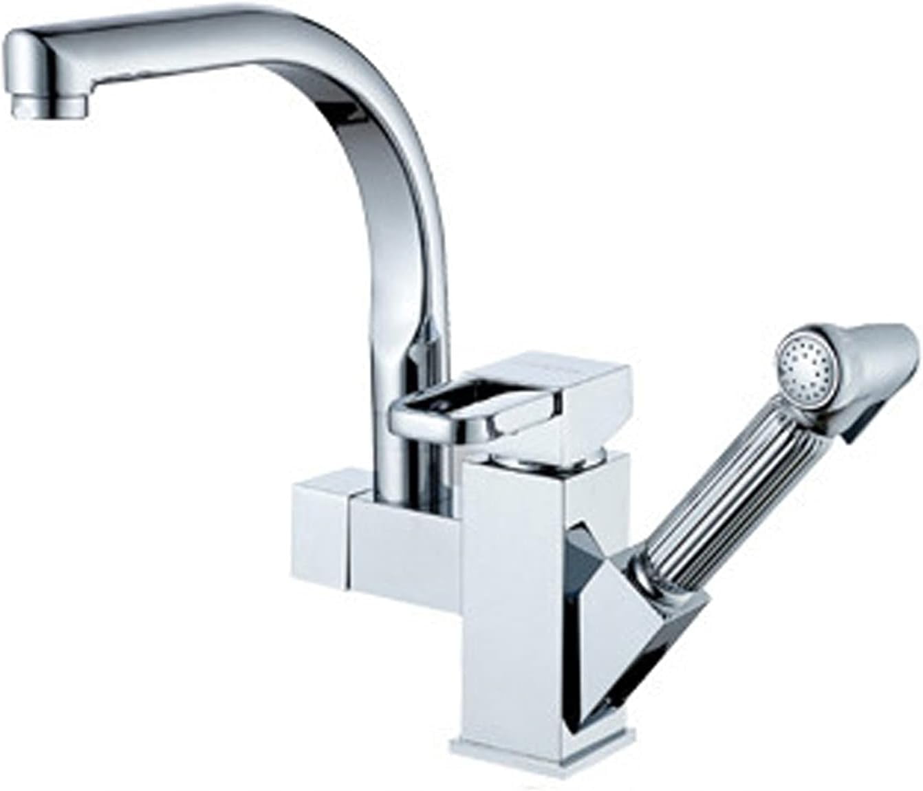 Kitchen Faucet, Spray Gun Can 360°Rotation 1.2M PullOut Sink Faucet