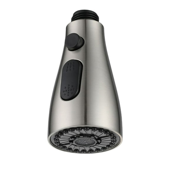 Kitchen Faucet Sprayer, 3-mode Water Saving Nozzle, 360° Rotating Tap Head, ABS Grey Faucet Attachment, Universal Connector, For Vegetable Washing, Dish Cleaning
