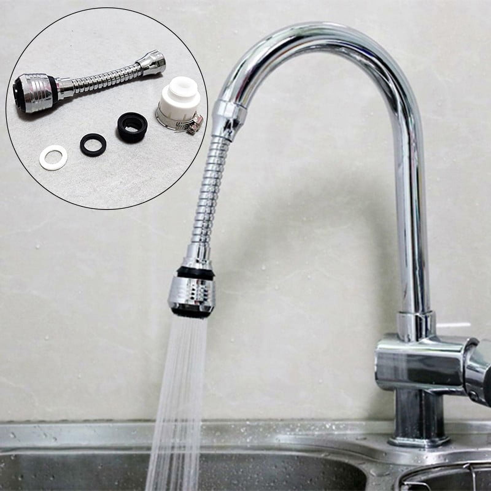 Kitchen Faucet Sprayer Attachment, Movable Faucet Extender for Kitchen