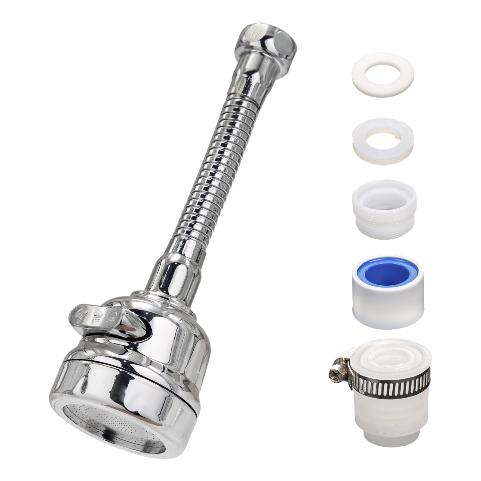 Kitchen Faucet Sprayer Attachment, Movable Faucet Extender for Kitchen Sink, 360 Rotatable Sink Faucet Head Anti-Splash Tap Booster Shower and Water Saving Faucet for Kitchen
