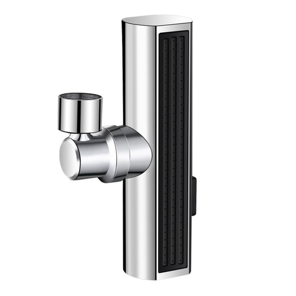 Kitchen Faucet Sprayer Head Replacement, Function Swivel Spray Nozzle with Female Thread, Anti-Splash Faucet Head for Kitchen Sink, Easy Install (1Pcs) Silver