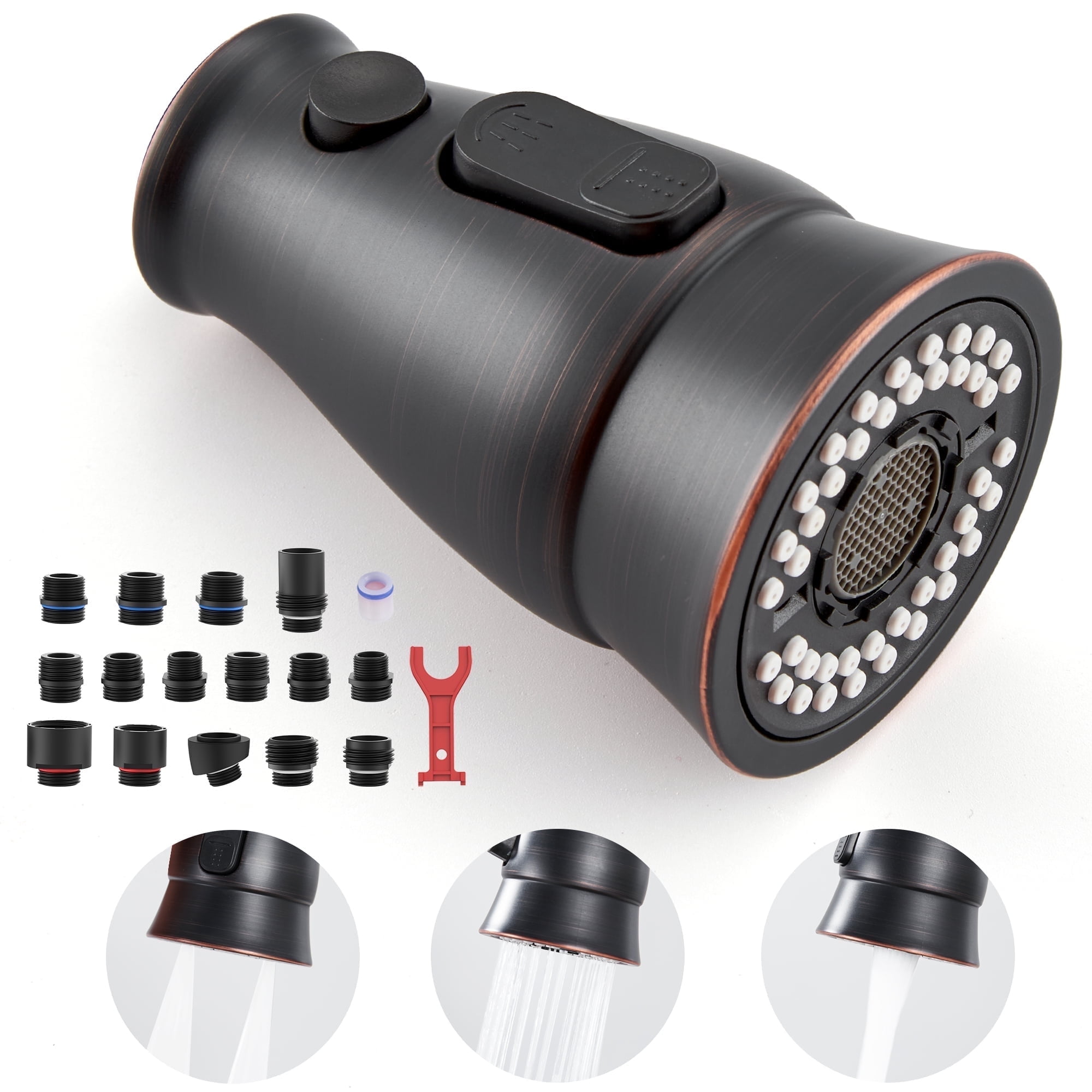 Ace Smart Spray For Universal Silver Stainless Steel Smart Pull Down Sprayer Head 4011224