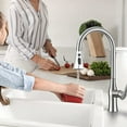 thumbnail image 1 of Kitchen Faucet Sprayer Head Replacement with 3 Modes, 360° Swivel Aerator Nozzle Attachment, Water-Saving Sink Tap Spray for Dishwashing and Rinsing, 1 of 8