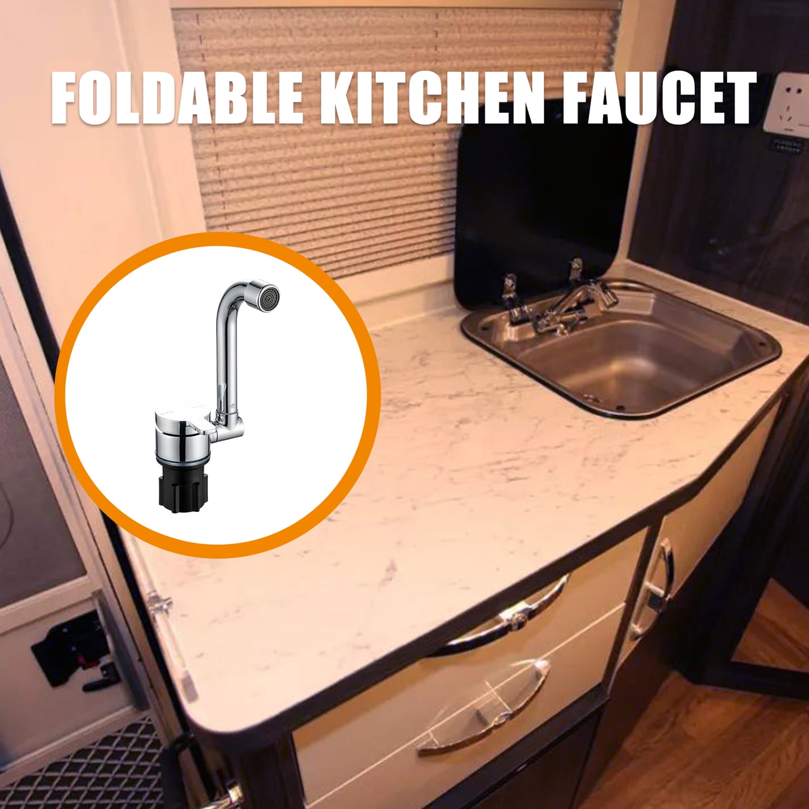 Sinks Tips For Rv Kitchen Faucet,Taps With Cold Camper Marine Boat With Cold Water Rv ...