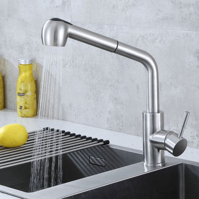 Kitchen Faucet, Vemingo Single Handle Pull Out Kitchen Sink Faucets