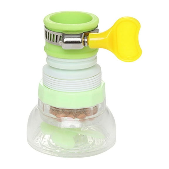 Kitchen Faucet Water Saving Device, Gaqring Rotatable Nozzle with Clasp, Plastic Stainless Steel Water-Saving Sprinkler for Sink Tap