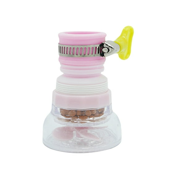 Kitchen Faucet Water Saving Device, Usavan Rotatable Nozzle with Clasp, Plastic Stainless Steel Water-Saving Proof Attachment for Sink Tap