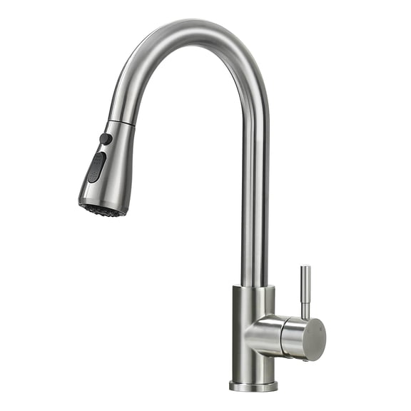 Kitchen Faucet with Pull Down Sprayer, with Soap Dispenser