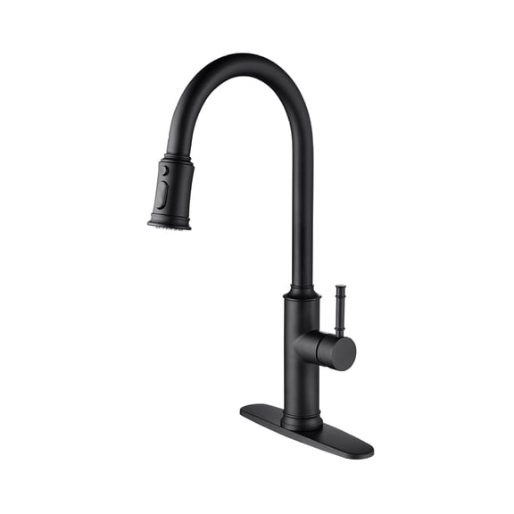 Kitchen Faucet with Pull Out Sprayer, 360° Swivel Single Handle Sink Faucet, Commercial Stainless Steel Water Tap for Home Kitchen Use