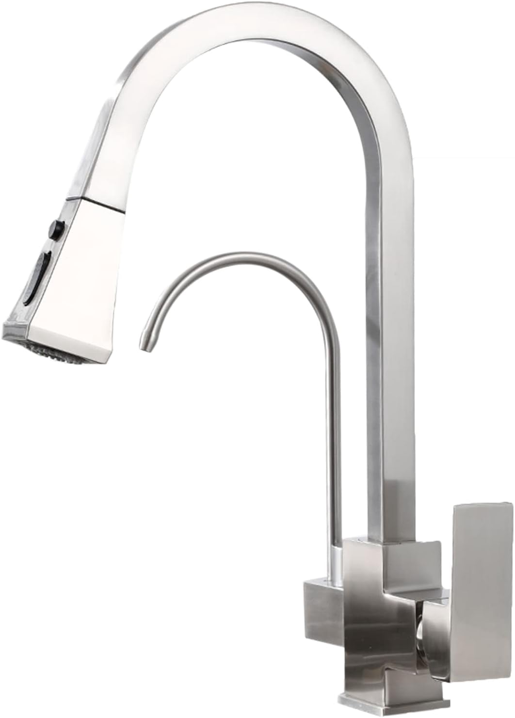 Kitchen Faucets 3 Way Direct Drinking Water Hot and Cold Water Brass ...