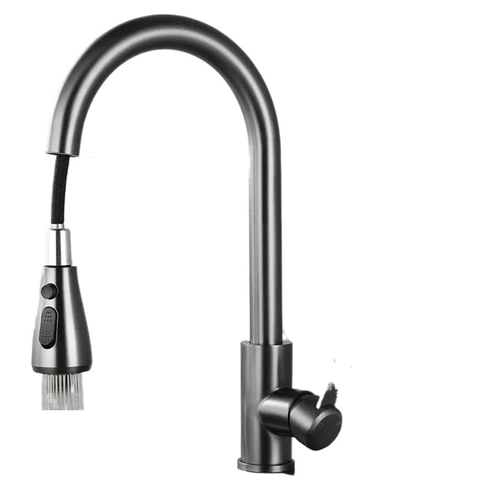 Kitchen Faucets 304 Stainless Steel Pull out Kitchen Sink Water Tap ...