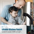 thumbnail image 1 of Kitchen Faucets,Bar Sink Down Sprayer Ceramic Sprayer Ceramic Valve Ceramic Valve Handle Sink S Down 2 Spray Modes With 2 Spray Handle Water Tap Lift Out Kitchen Valve Handle Water Dsfen, 1 of 7