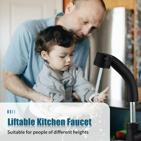 Kitchen Faucets,Bar Sink Down Sprayer Ceramic Sprayer Ceramic Valve Ceramic Valve Handle Sink S Down 2 Spray Modes With 2 Spray Handle Water Tap Lift Out Kitchen Valve Handle Water Dsfen