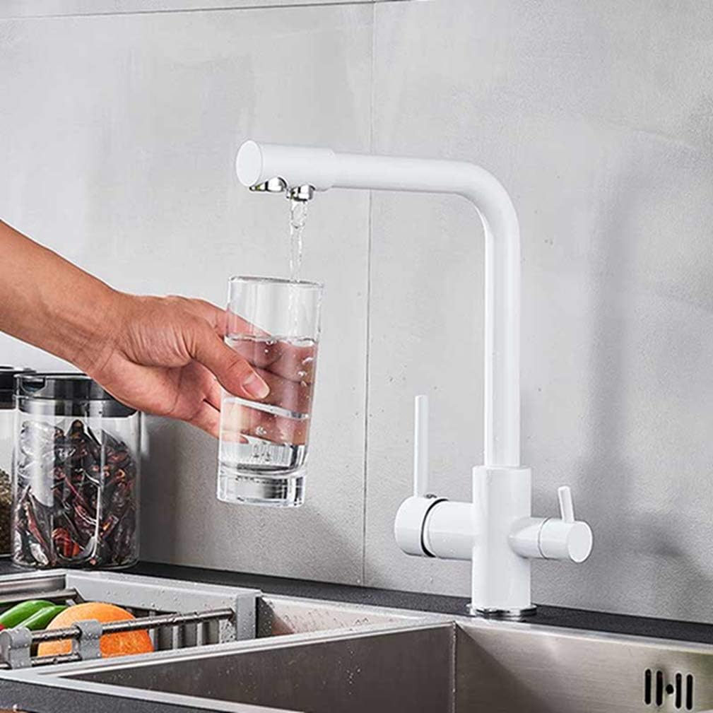 Kitchen Faucets Filtered Faucet Brass Purifier Faucet Dual Sprayer ...