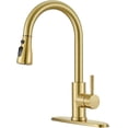 thumbnail image 1 of Kitchen Faucets, Kitchen Faucets with Pull Down Sprayer, High Arc Single Handle Stainless Steel Sink Faucets 1 Holes, Kitchen Sink Faucets for Farmhouse Camper Laundry Rv Bar, 1 of 10