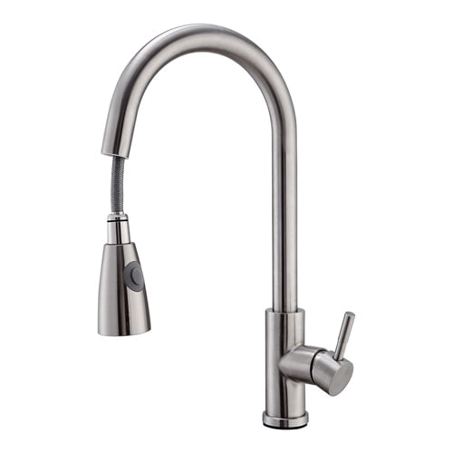 Kitchen Faucets Single Handle Kitchen Sink Faucet Brushed Nickel