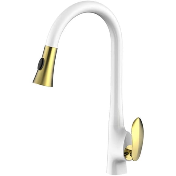 Kitchen Faucets, Single Handle Pull Out Kitchen Tap, Single Hole Handle Swivel 360 Degree Water Mixer Tap Mixer Tap,Gold