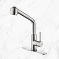 thumbnail image 1 of Kitchen Faucets with Pull Down Sprayer,Stainless Steel Single Handle Kitchen Sink Faucet with Pull Out Sprayer, 1 of 9