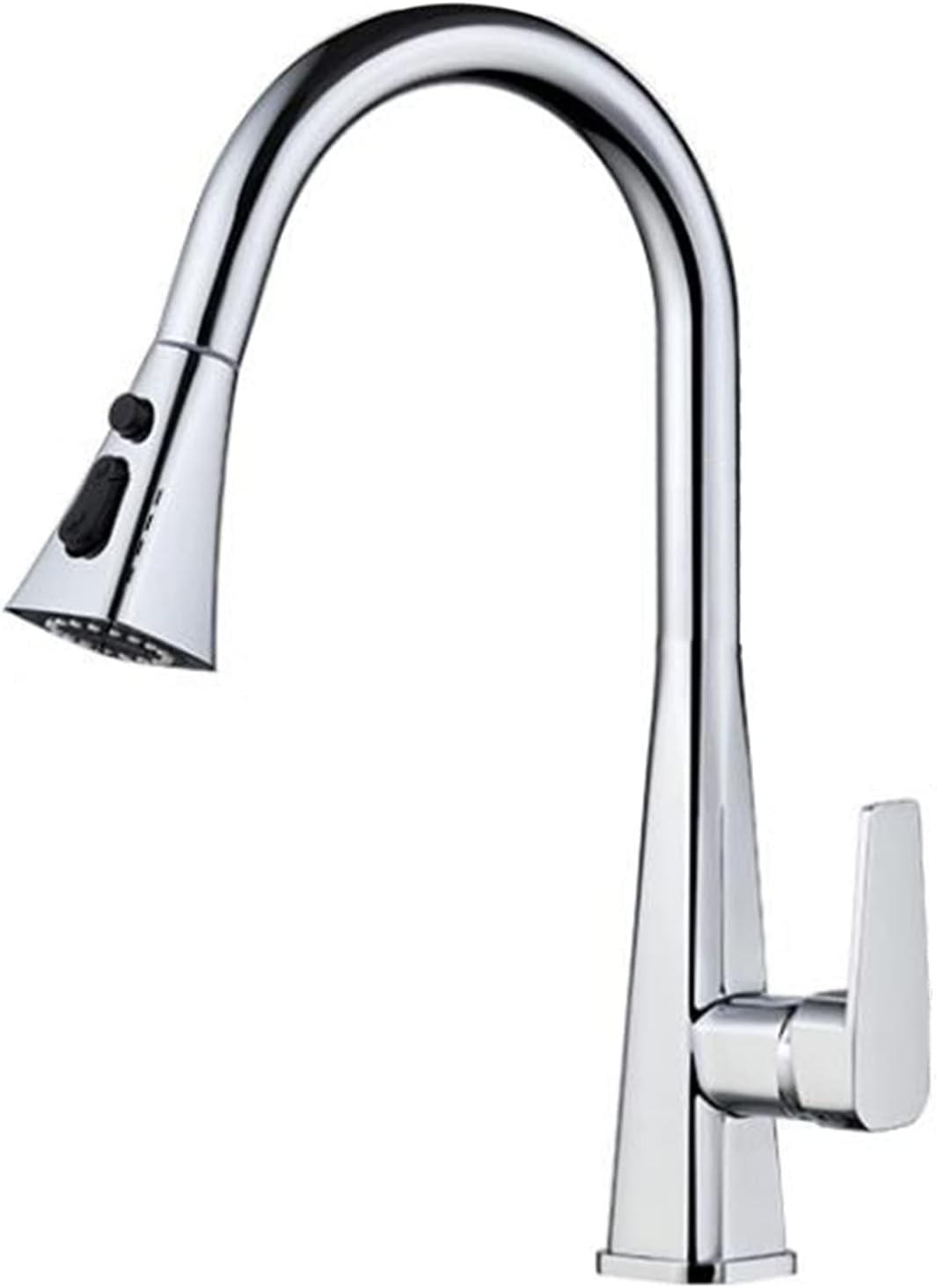 Kitchen Faucets with Pull Out Spray Chrome Swivel Brass Retractable Hot ...