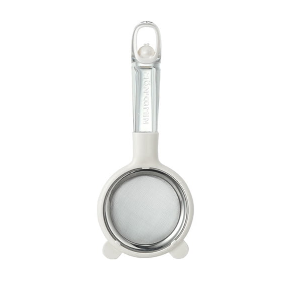 Kitchen Fine Mesh Strainer with Plastic Handle,Food Grade Baking Flour Sifter Tool Infant Food Colander Spoon,Coffee Tea Juice Pasta Strainer