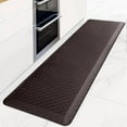thumbnail image 1 of Kitchen Floor Mat - 4/5 Inch Thick Anti-Fatigue Kitchen Rug,Waterproof Non-Slip Kitchen Mats and Rugs Heavy Duty Ergonomic Comfort Rug for Kitchen,Office,Sink,Laundry,(22"x72", Chocolate), 1 of 14