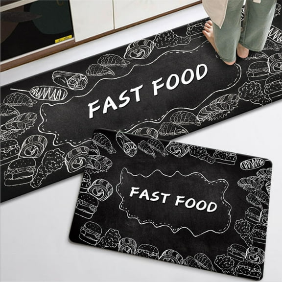 Kitchen Floor Mat Thick Cushioned Rug for Kitchen Non-Slip Moisture-Proof pad Waterproof Comfort Standing Mat