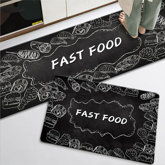 Kitchen Floor Mat Thick Cushioned Rug for Kitchen Non-Slip Moisture-Proof pad Waterproof Comfort Standing Mat