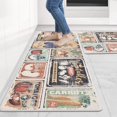 thumbnail image 1 of Kitchen Floor Mats 2Pcs, Anti Fatigue Kitchen Rugs and Mats Farmhouse Fruit&Vegetable Non-Skid Cushioned Floor Comfort Mat for Kitchen, Doorway, Sink, Laundry, 17"x27"+17"x47", 1 of 6