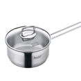 thumbnail image 1 of Kitchen Flower Master Stainless Steel Cookware, 3-Ply Impact Bonding Bottom Sauce Pot (16cm), 1 of 7