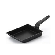Kitchen Flower Non Stick Coated Tamagoyaki Japanese Omelette Egg Square Frying Pan 14x20cm