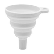 Kitchen Funnel Set of 4 - Food Grade Silicone Collapsible Funnels for Liquid, Powder, and Oil Transfer, Foldable Flexible Funnels for Filling Water Bottles, Perfume, Essential Oils F3G5