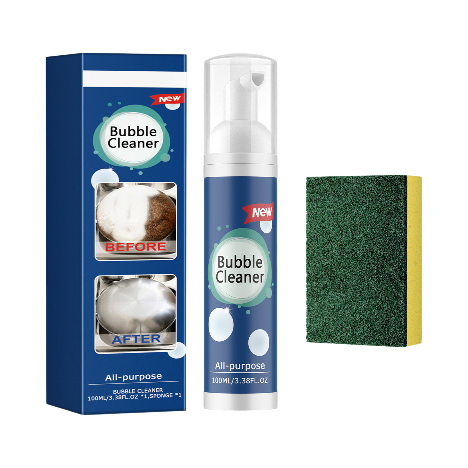 Kitchen Foam Cleaner Range Hood Stainless Steel Kitchenware Heavy Oil