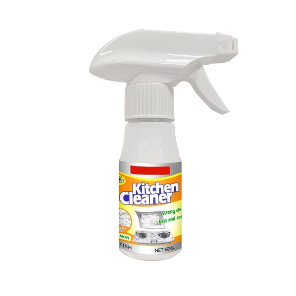 Kitchen Foam Cleaner Spray; Foam Action for Cooktop & Range Hood; Helps with Grease; Multipurpose Cleaning Spray; 2.03 fl oz