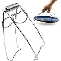 Kitchen Folding Hot Dish Plate Clip,Hot Plate Gripper,Kitchen Anti-scald Clip,Stainless Steel Plate Clip,Anti scalding Bowls Clamp for Kitchen,Home