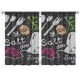 thumbnail image 1 of Kitchen Food Colorful Cooking Chef Curtains-blackout Curtains Bedroom Decor Living Room Darkening Grommet Window Drapes 2 Panels Set 41"x63", 1 of 2