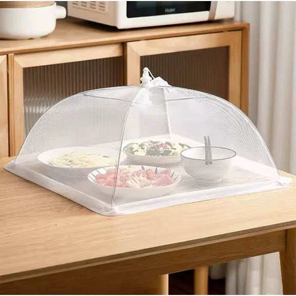 Kitchen Food Cover Foldable Anti Fly Mosquito Mesh Cover Picnic Dinner Table