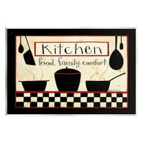 Kitchen Food Family Comfort Patterned Food & Beverage Graphic Art Unframed Art Print Wall Art