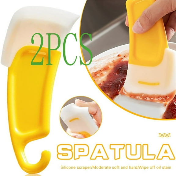 Kitchen Food Grade Silicone Spatula, Kitchen Silicone Spatula,2025 New Multifunctional Scraper Spoon, Food Silicone Scraper Set, Scratch Resistant Heat Resistant Rubber Scraper, Kitchen Cleaning