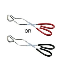 Kitchen Food Tongs Scissor Design Stainless Steel With Comfort Grip Handle