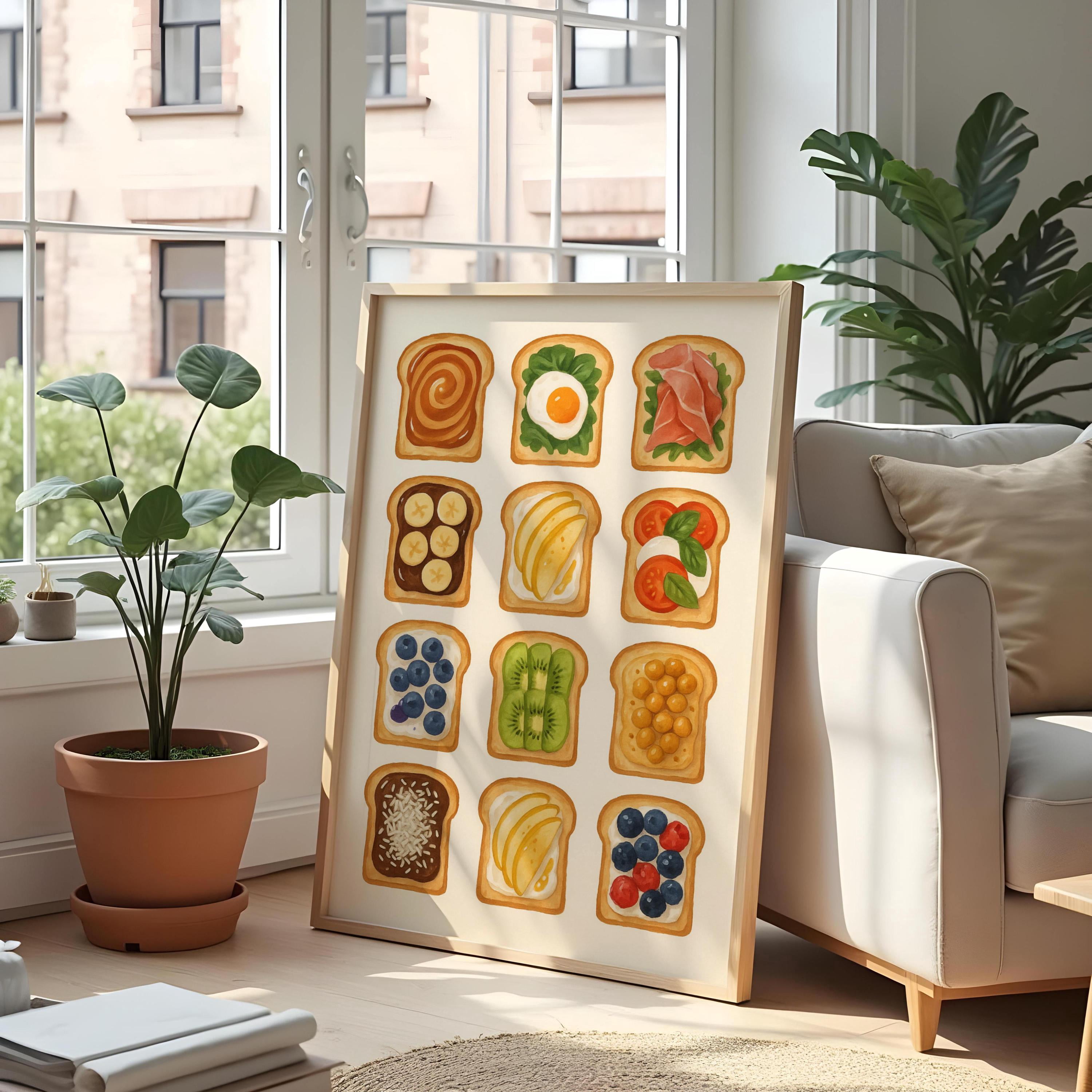 Kitchen Foodie Food For Dining Room Or Caf Poster , Poster Print Only ...