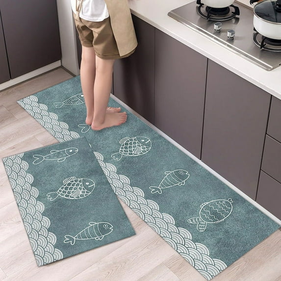 Kitchen Foot Carpet Doormat Entrance Door Rugs Living Room Non Slip Waterproof Bathroom Mats and Rugs All for Kitchen and Home