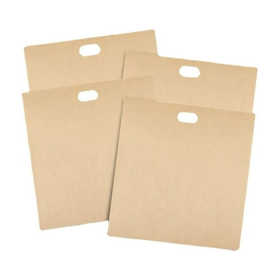 Kitchen Fork, Ongmies Non Stick Toasting Bag Sturdy Plastic Sandwich Bag That Is Easy to Open Toaster Microwave Oven Toasting Bag Washable Bread Bag, Bakeware, 5X Teflon Non-Stick Baking Bags