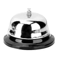 thumbnail image 1 of LHX Kitchen Front Desk Bar Bell Passing Order Bell Order Bell Passing Bell Restaurant Kitchen (Colour:Black+Silver)(1Pcs), 1 of 5