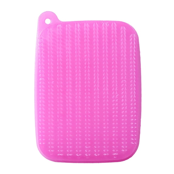 Kitchen Fruit Cleaning Brush, Purple, 12*8 Cm, Mohdy Plastic Cleaning Agent, 1Pcs Vegetable Brush With Soft Kitchen Produce Scrubber For Potatoes Carrots Onions Dishwasher Kitchen Cleaning Brush