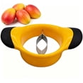 thumbnail image 1 of Pengzhang Mango Slicer, Core Remover Tool with Stainless Steel Blades, Anti-Skid Handle for Easy Cutting, 1 of 7