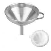 Kitchen Funnel For Filling Bottles Kitchen Gadgets Cooking Oil Funnel With Strainer And 200 Mesh Filter Tea Grease Juice Food Strainer