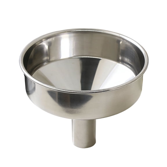 Kitchen Funnel Wide Mouth for Dry Food Easy Pouring and Cleaning - Stainless Steel Practical Pouring Tool for Home and Use
